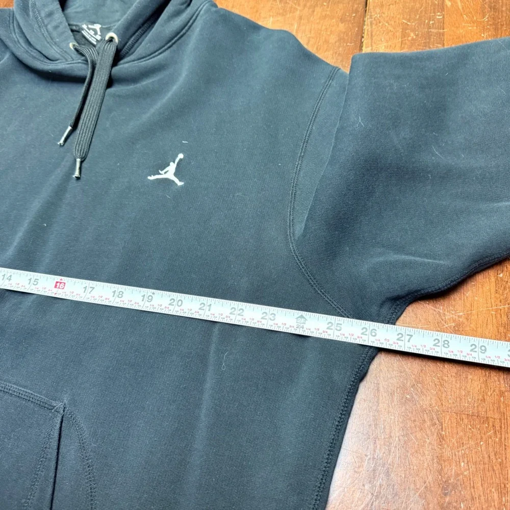 Jordan Hoodie Mens XL Black Jumpman Fleece Pullover Sweatshirt‎